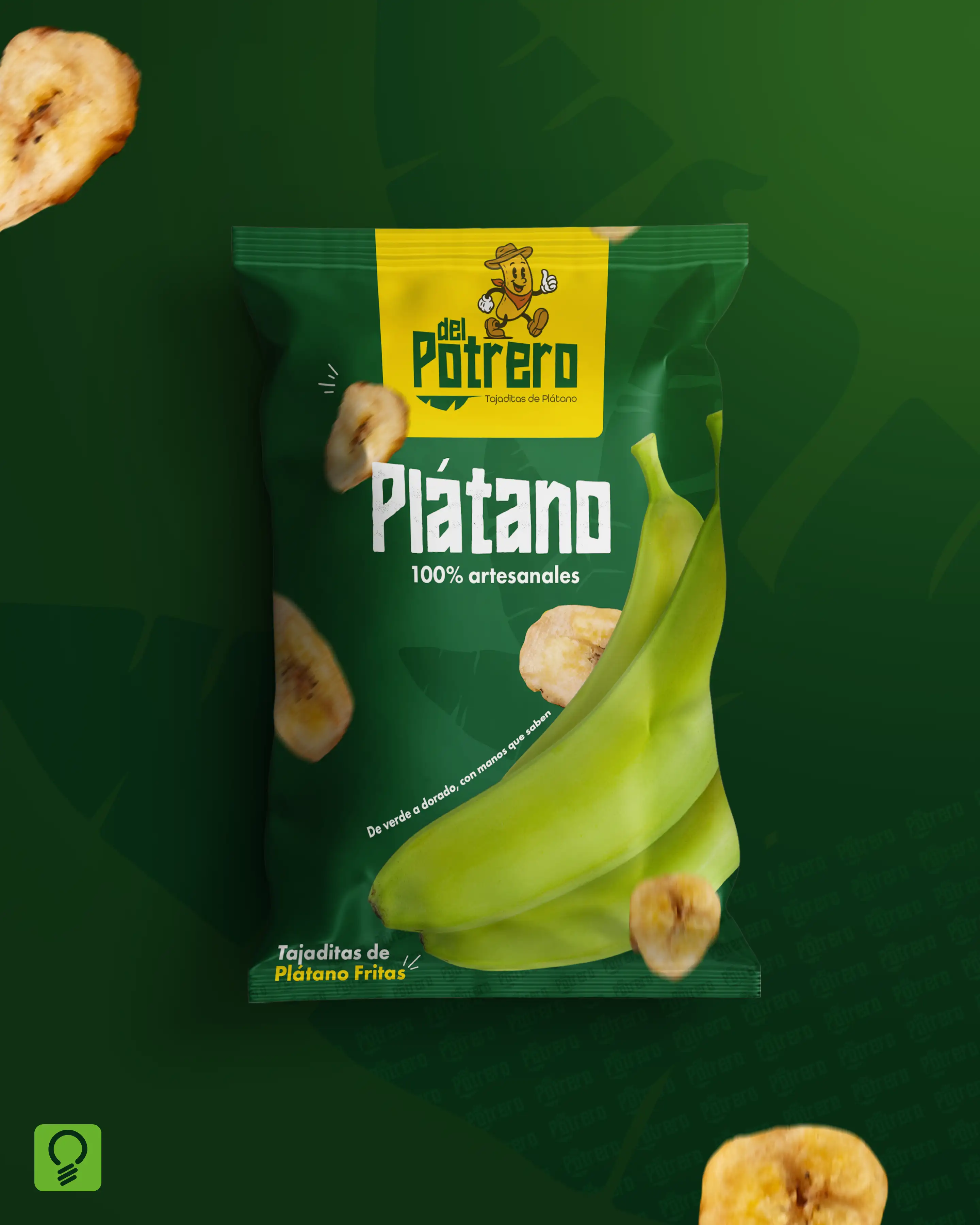 Diseño de bolsa de Tajaditas - El Potrero