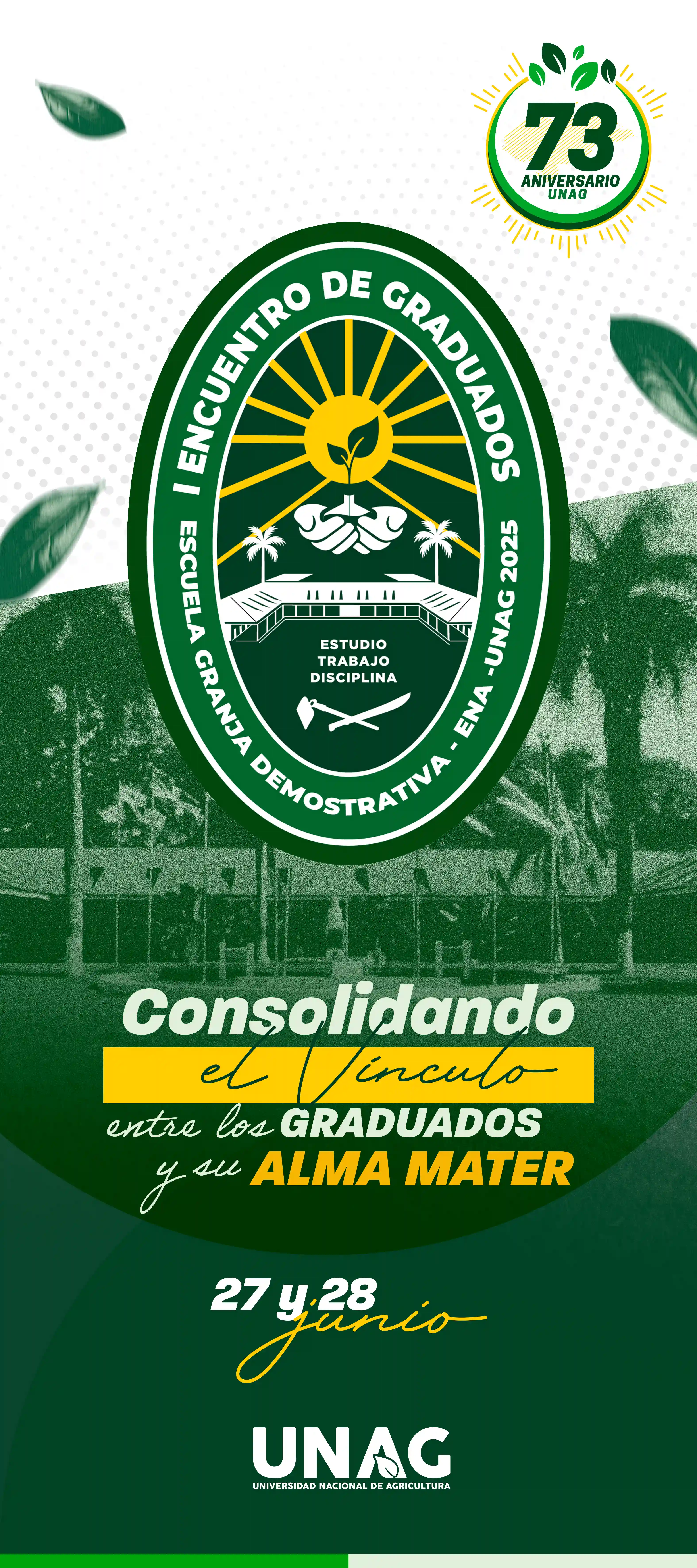 Banner I Encuentro de Graduados - UNAG