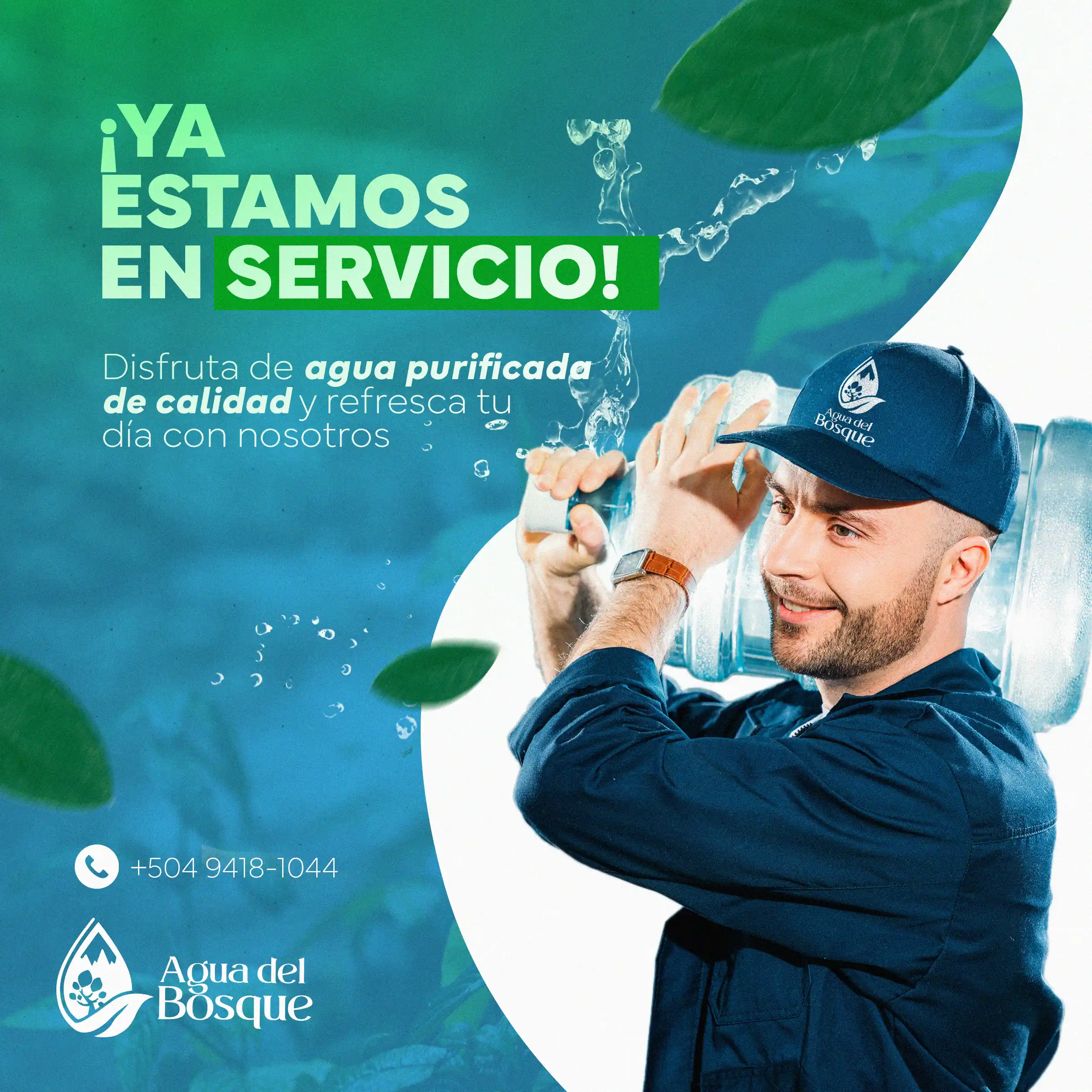 Post para redes sociales - Agua del Bosque