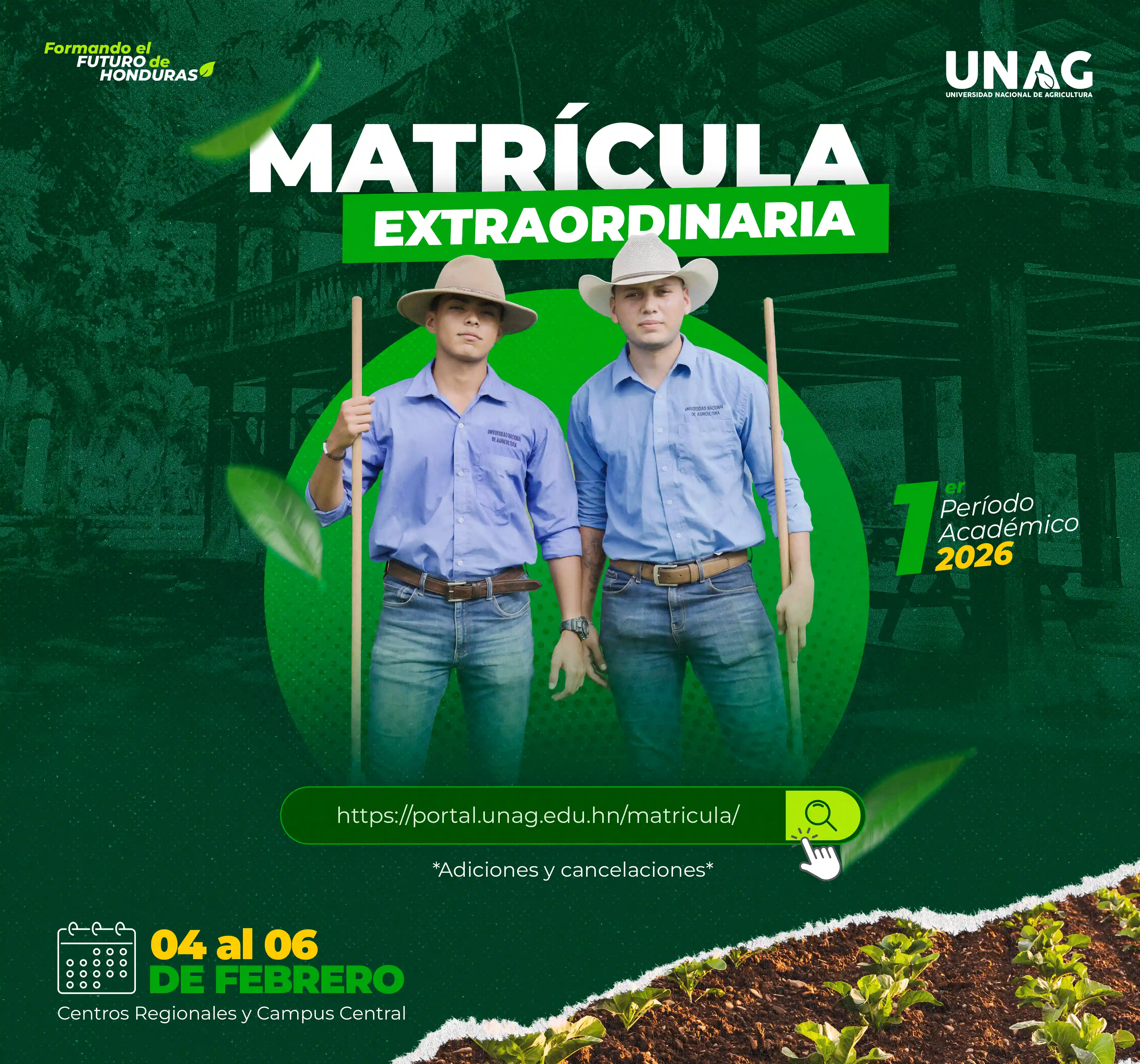Post Matrícula Extraordinaria - UNAG